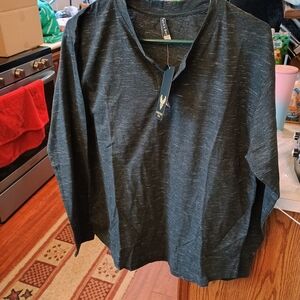 Hawks Bay Dark Gray Long Sleeve Shirt